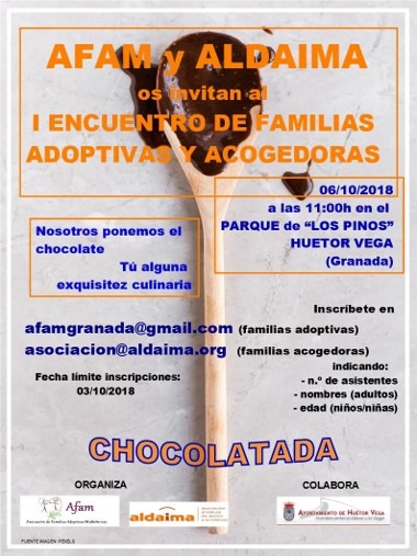 I ENCUENTRO DE FAMILIAS ADOPTIVAS Y ACOGEDORAS . Chocolatada.