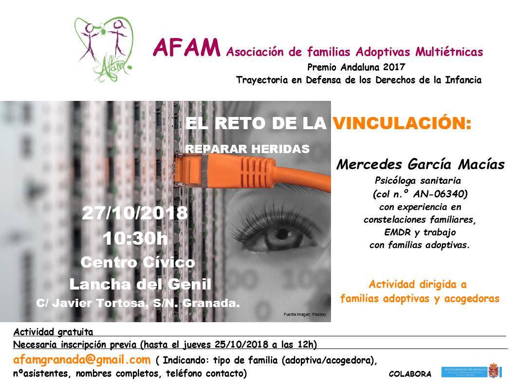 Charla formativa:"El reto de la vinculación. reparar heridas”