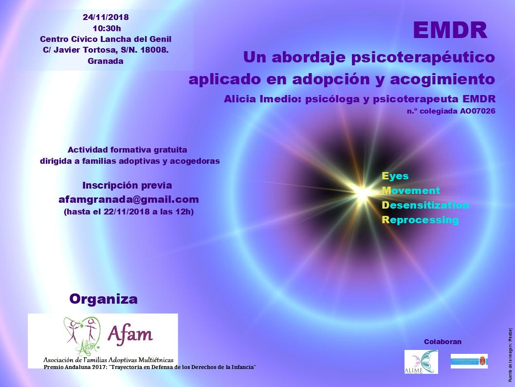 Charla formativa: “EMDR: Un abordaje psicoterapéutico aplicado en adopción y acogimiento"