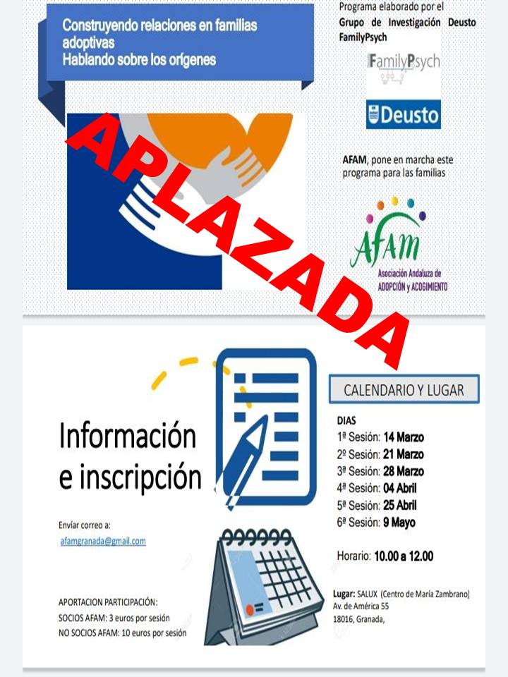 PROGRAMA: “CONSTRUYENDO RELACIONES EN FAMILIAS ADOPTIVAS”